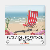 Platja del Portitxol, Costa Brava, Spanje Magneet (Voorkant)