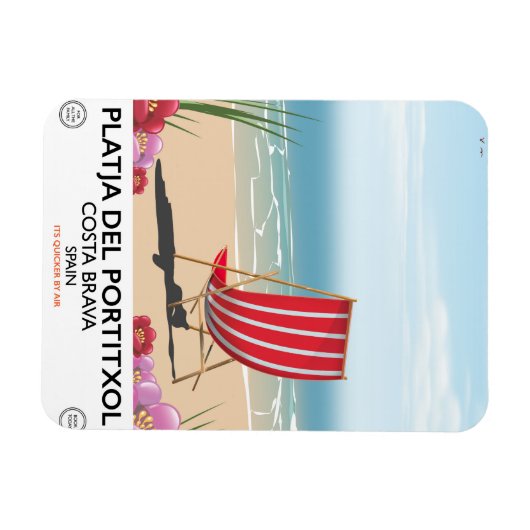 Platja del Portitxol, Costa Brava, Spanje Magneet (Horizontaal)
