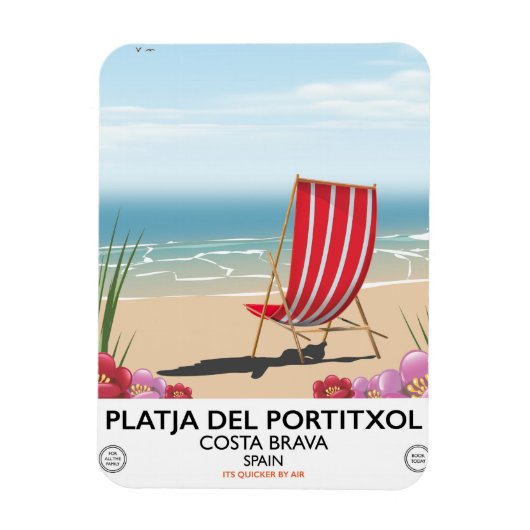 Platja del Portitxol, Costa Brava, Spanje Magneet (Verticaal)