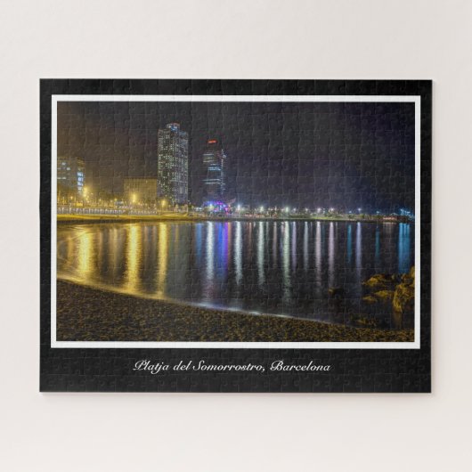Platja del Somorrostro, Barcelona Puzzle Legpuzzel (Horizontaal)