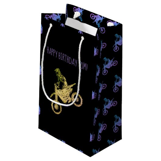 Platmanie Klein Cadeauzakje (Achterkant Gekanteld)