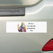 Plato Citaat 3b Bumpersticker (Op auto)