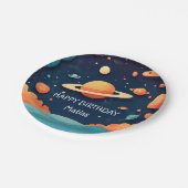 Plato cumpleaños personalizado papieren bordje (Gekanteld)