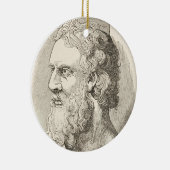  Plato De afbeelding van filosoof Keramisch Ornament (Rechts)