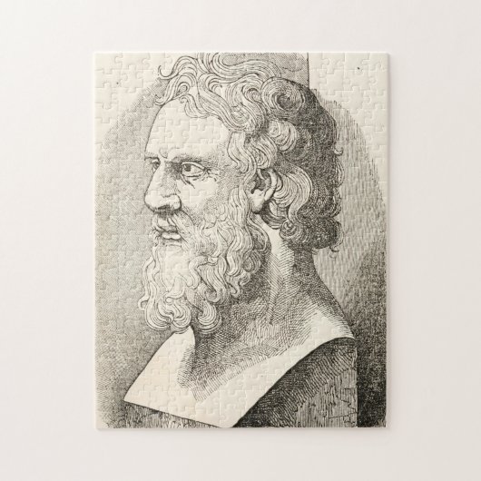  Plato De afbeelding van filosoof Legpuzzel (Verticaal)