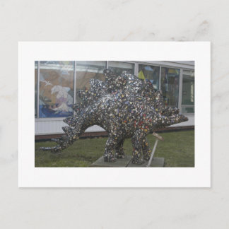 Plato de Dinosaur Briefkaart