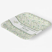 Plato de papel cuadrado Primera Comunión PETER Papieren Bordje (Gebogen)