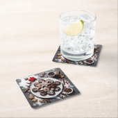 Plato de papel navidad 1 - 001 kartonnen onderzetters (Insitu)