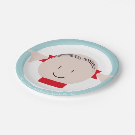 plato de papel papieren bordje (Gekanteld)