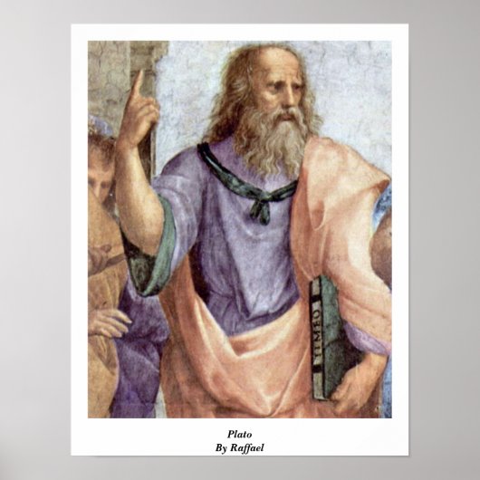Plato door Raffael Poster (Voorkant)