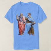 Plato en Aristoteles 2 T-shirt (Design voorkant)