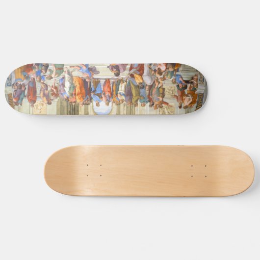 Plato en Aristoteles Skateboard (Horizontaal)