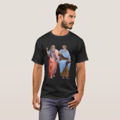 Plato en Aristoteles van de school van Athene Rena T-shirt (Voorkant volledig)