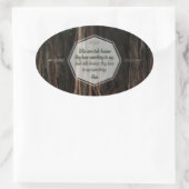 Plato Inspirerend Quote "Wise mannen talk" Ovale Sticker (Tas)