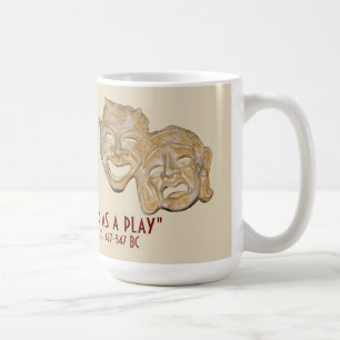Plato-Mok met humoristische prijsopgave Koffiemok