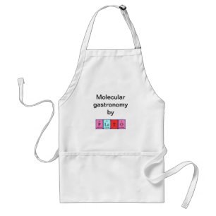 Plato periodieke tabelnaam apron standaard schort