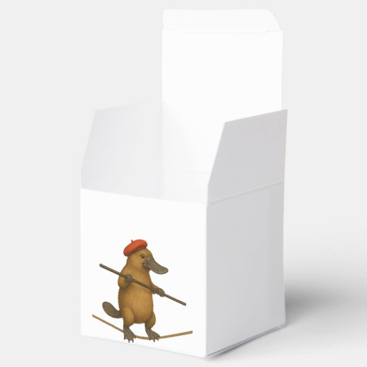Plato platypus tightrope walker bedankdoosjes (Geopend)