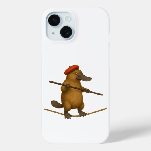Plato platypus tightrope walker Case-Mate iPhone case (Achterkant)