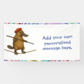 Plato platypus tightrope walker spandoek (Horizontaal)