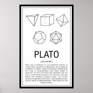 Plato-Poster Poster
