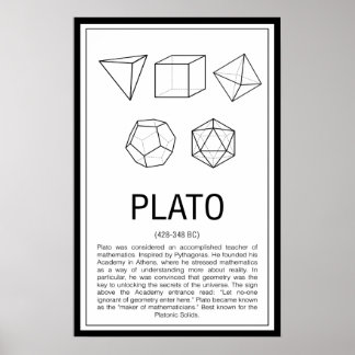 Plato-Poster Poster