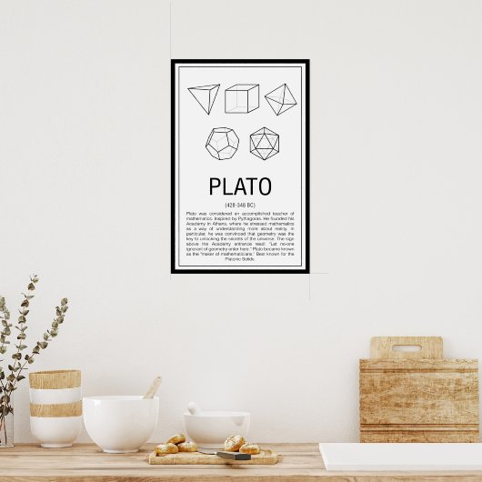 Plato-Poster Poster (Keuken)