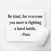 Plato Quote 1a Muismat (Met muis)