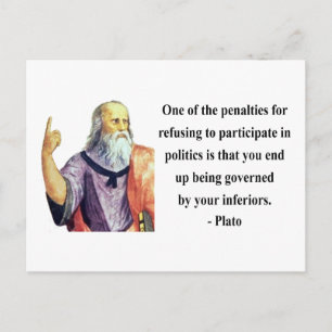 Plato Quote 2b Briefkaart