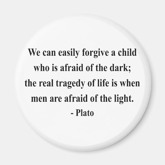 Plato Quote 5a Magneet (Voorkant)