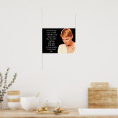 Plato quote - Elk hart zingt een lied Poster (Keuken)