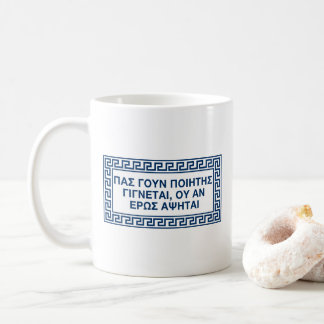 Plato Quote in het Oude Grieks: Op het randje van Koffiemok
