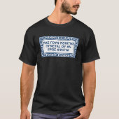 Plato Quote in het Oude Grieks: Op het randje van  T-shirt (Voorkant)
