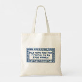 Plato Quote in het Oude Grieks: Op het randje van  Tote Bag (Achterkant)
