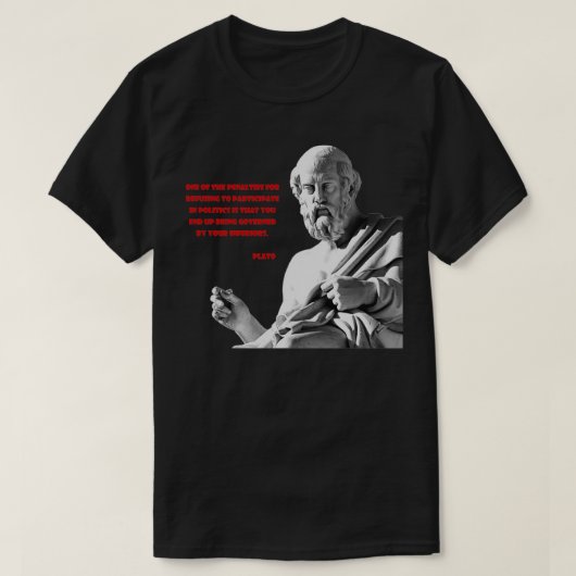 Plato quote Klassic TShirt (Design voorkant)