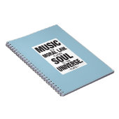 Plato Quote-laptop Notitieboek (Rechterzijde)