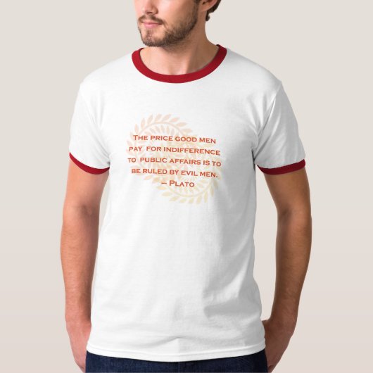 Plato Quote T-shirt (Voorkant)