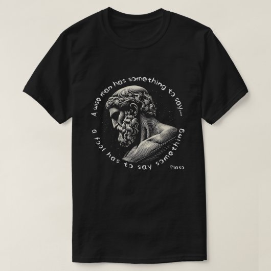 Plato Quote T-shirt (Design voorkant)