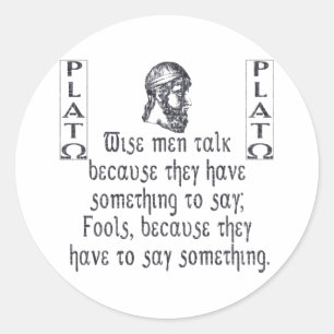 Plato Ronde Sticker