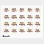 Plato Vierkante Sticker (Vel)