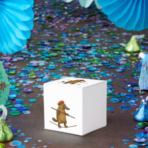 Plato vogelbekdier koorddanser bedankdoosjes