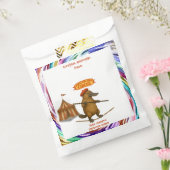 Plato vogelbekdier koorddanser bedankzakje (Gezegeld)
