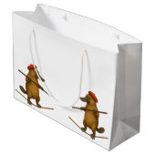 Plato vogelbekdier koorddanser groot cadeauzakje (Achterkant Gekanteld)