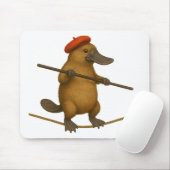 Plato vogelbekdier koorddanser muismat (Met muis)