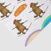 Plato vogelbekdier koorddanser tissuepapier (Detail)
