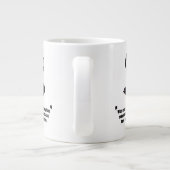 Plato "Wise Mannen Speak" Citaat Grote Koffiekop (Achterkant)