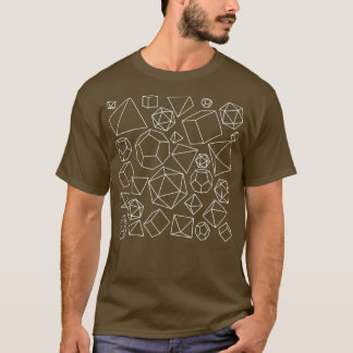 Platonic Solids White T-shirt