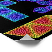 Platonische Sjablonen met stollingsmechanisme Poster (Hoek)