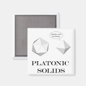 Platonische vaste stof magneet (Voorkant / Achterkant)