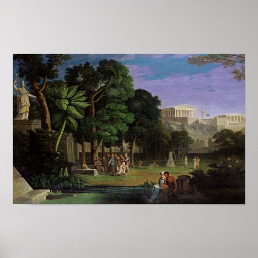 plato's academy poster (Voorkant)