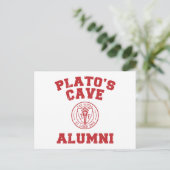 Plato's Cave Alumni Briefkaart (Staand voorkant)